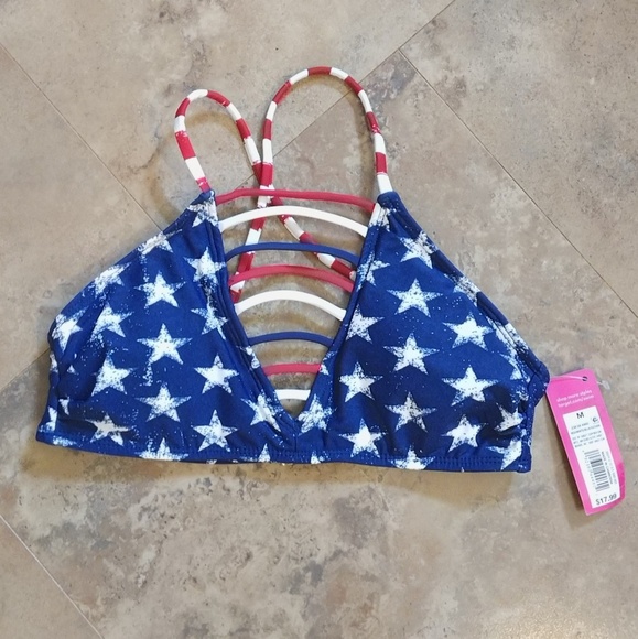 Xhilaration Other - NWT Starts and Stripes bikini top
